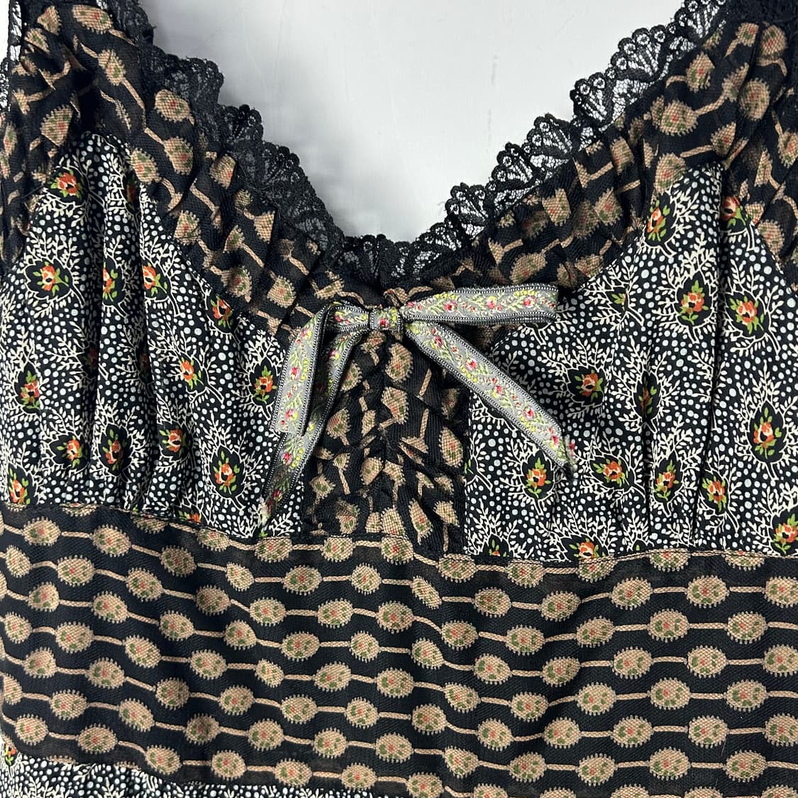 [ANNA SUI] 안나수이 레이스 리본 슬립 원피스 상품이미지5