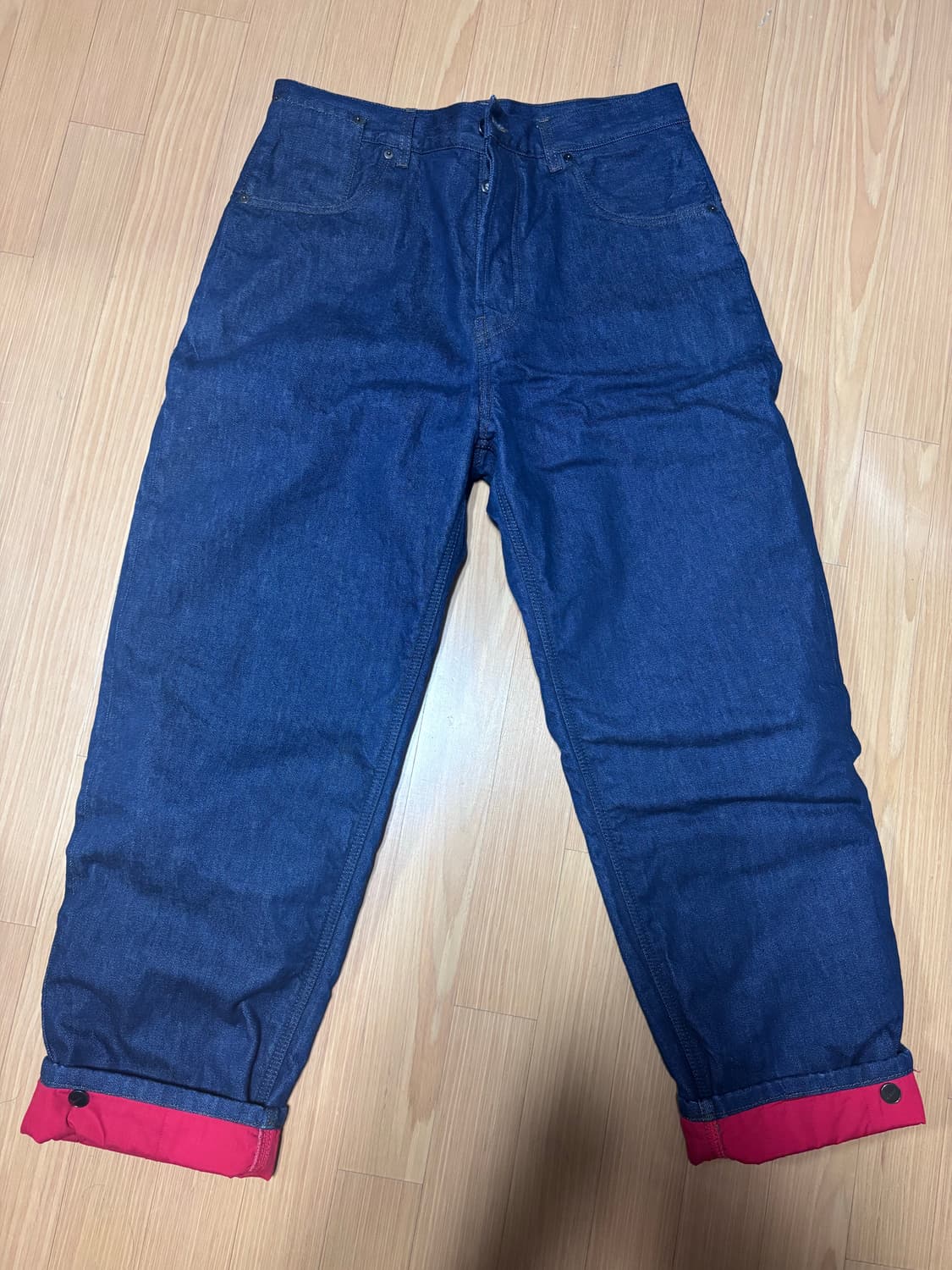 [32]자크뮈스 리버스 스냅 데님 팬츠 상품이미지2