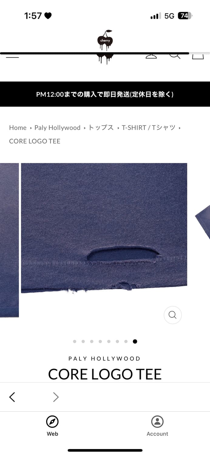 [L] 팔리 할리우드 반팔 상품이미지8