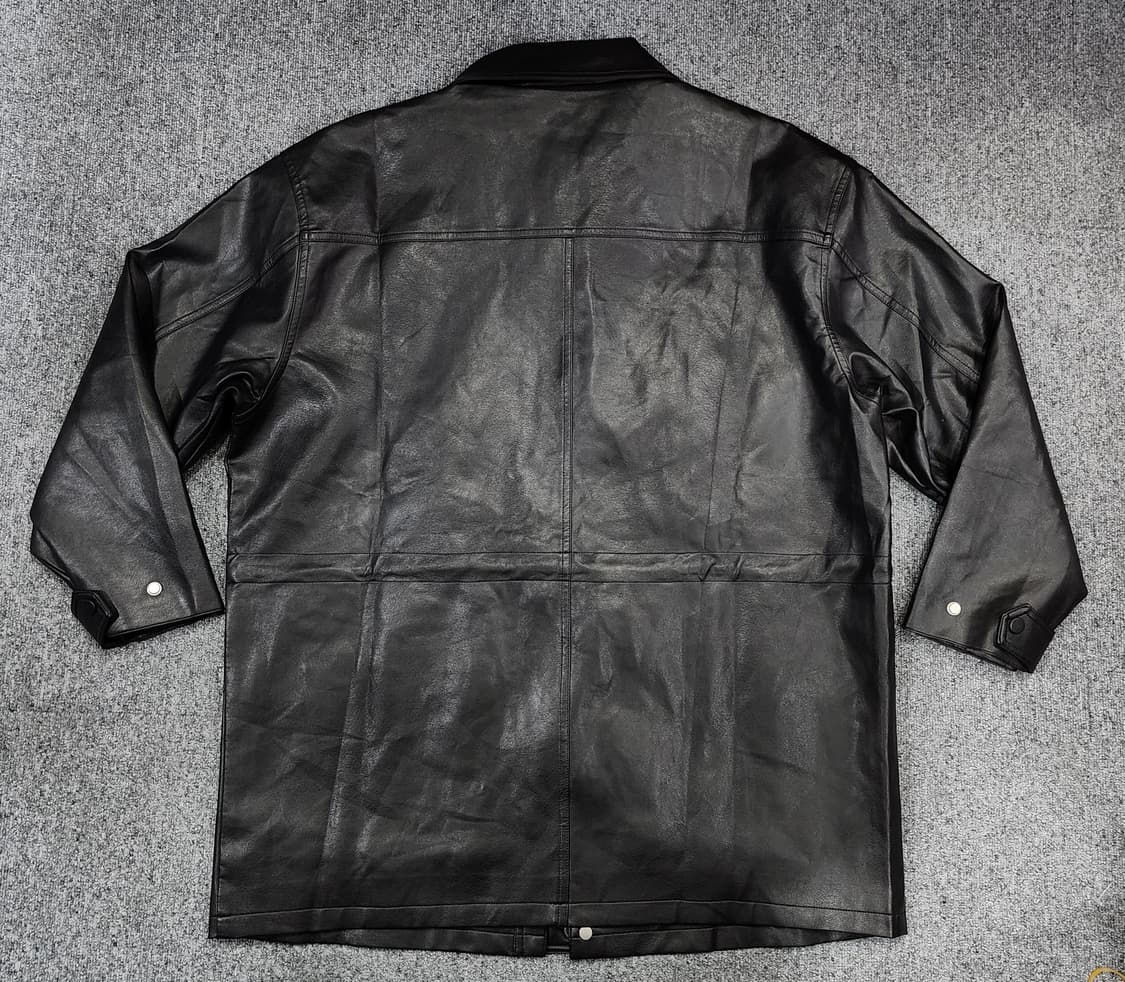 이프낫덴 drew jacket 비건 레더 카코트 자켓 하프코트 상품이미지2