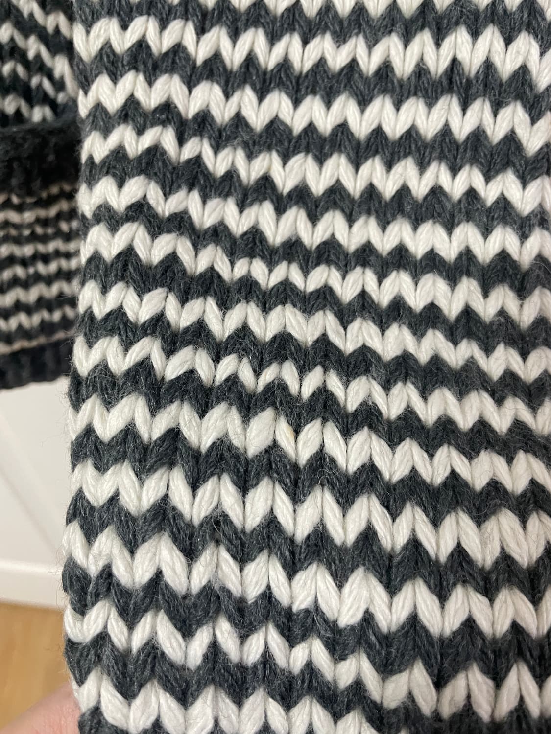 코위찬 네이비 후드 니트 상품이미지10