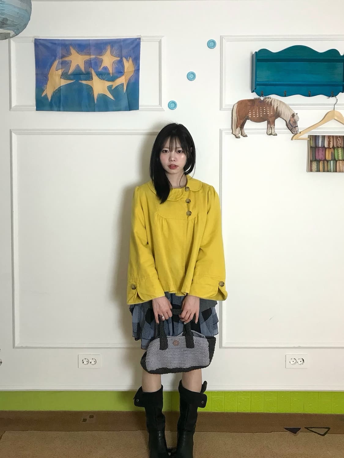 자켓을 벗으면 드러나는 또 다른 결, 차분하게 이어지는 무드:) 상품이미지1