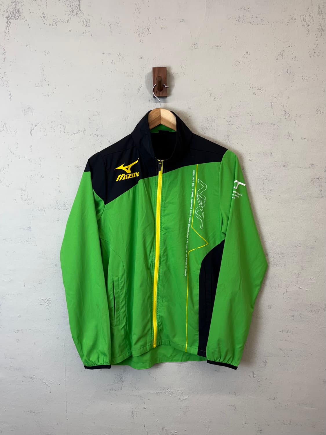 미즈노 빈티지 그린 바람막이 상품이미지1