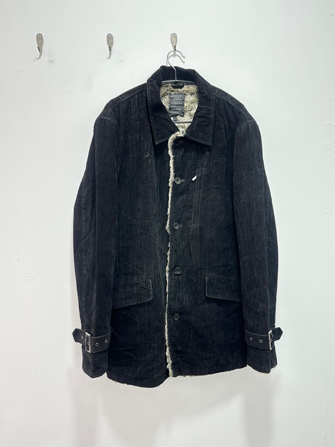 Louis Chavlon 00s suede fur jacket 상품이미지7