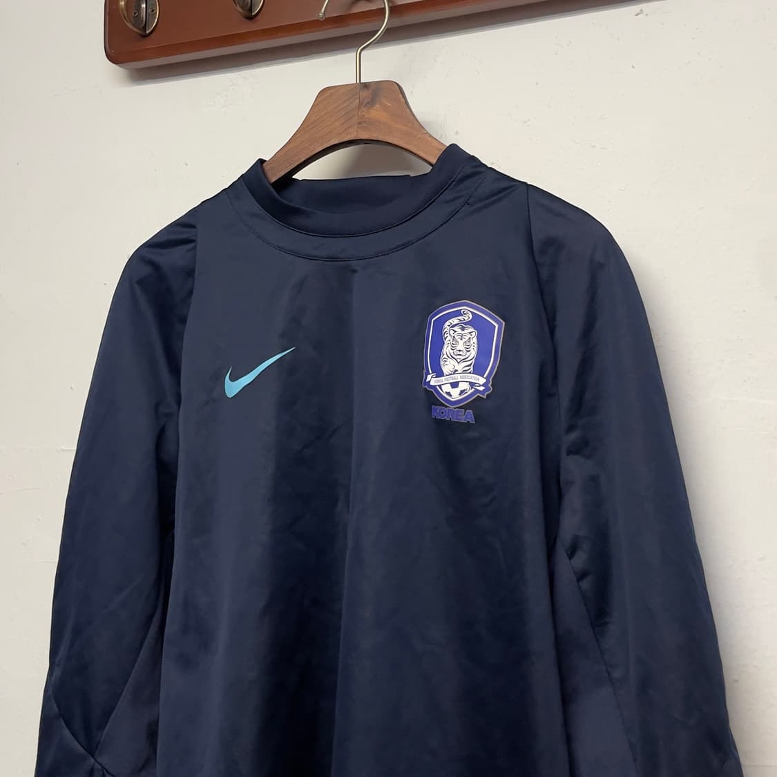 나이키 (우먼) 국대 웜 업 드릴탑 롱 슬리브  상품이미지2