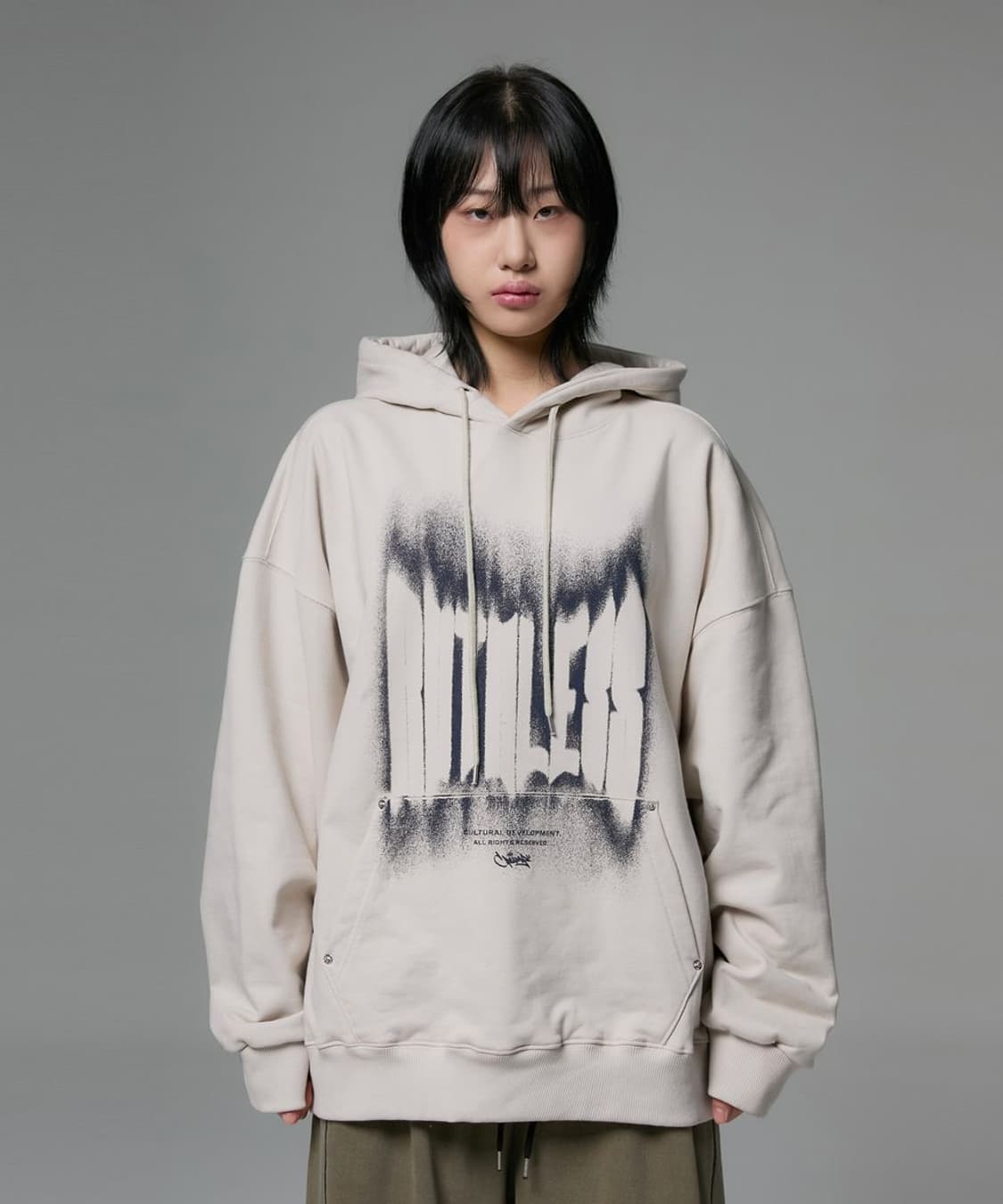 크럼프 스프레드 후드 베이지 L 상품이미지1