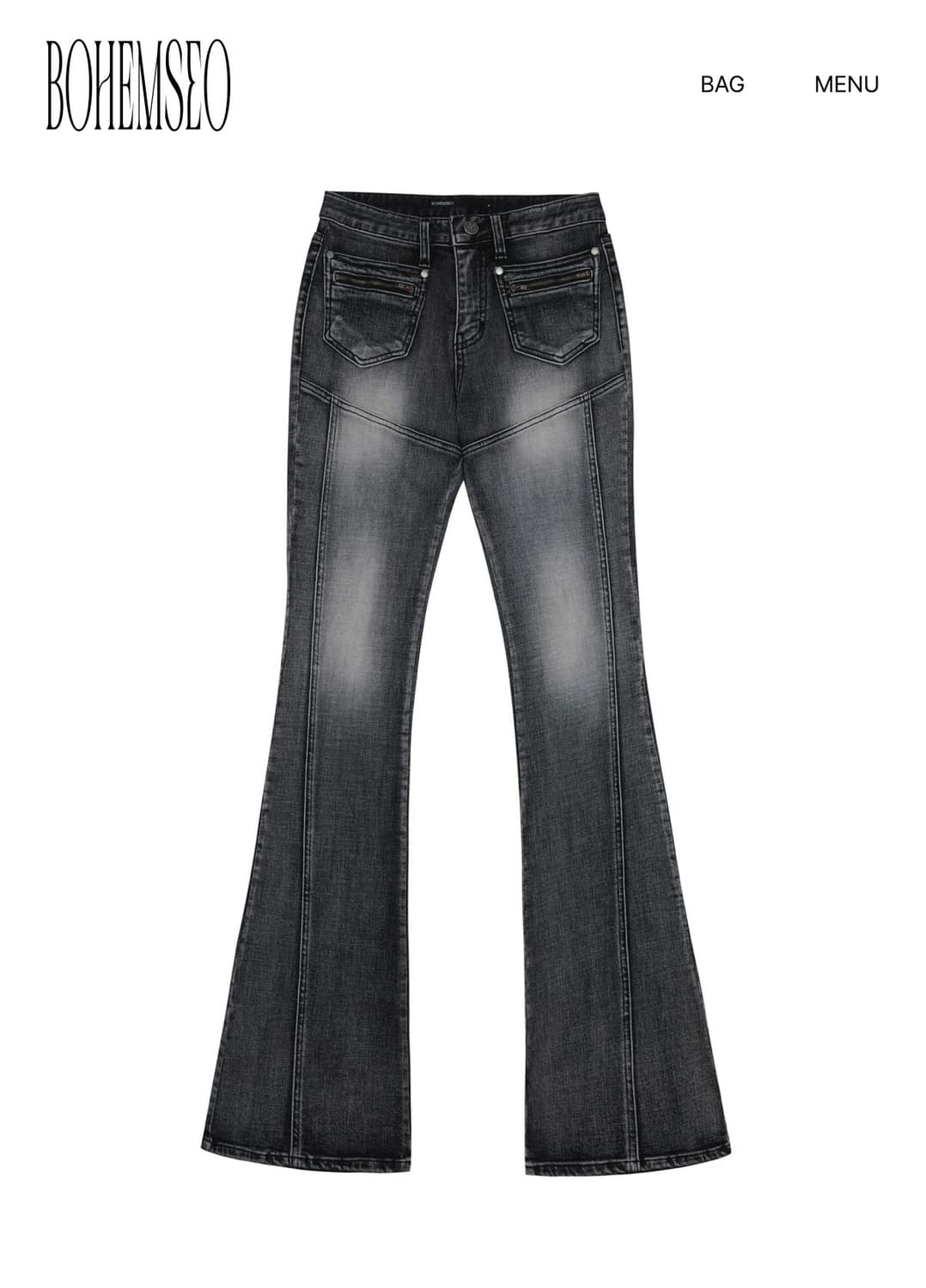 보헤미안서울 포켓 부츠컷 데님팬츠 L 상품이미지1