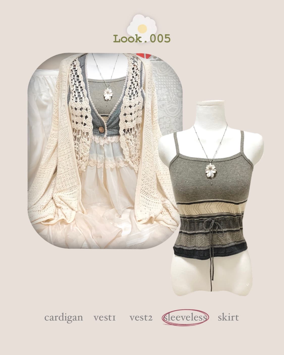 Vanila cream mori fairy set 상품이미지5
