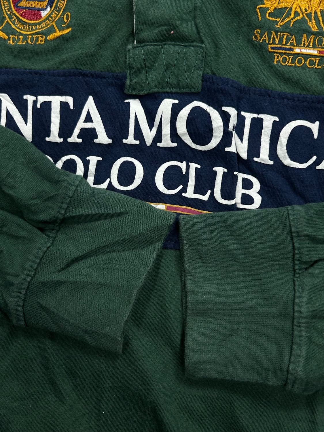 폴로 랄프로렌 90s 딥그린 추격자 빅포니 럭비 pk 2XL 상품이미지7