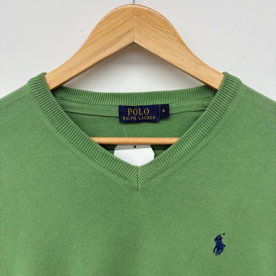 폴로 랄프로렌 브이넥 니트 그린 남/M 상품이미지2