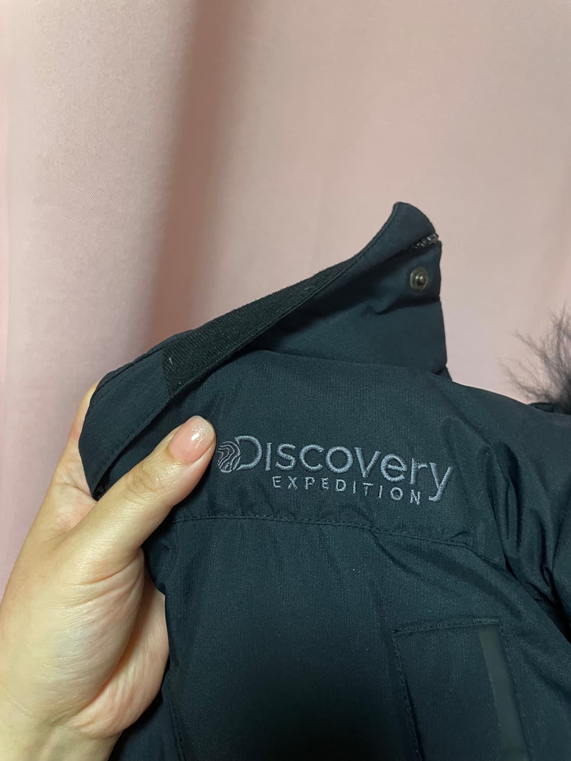 디스커버리 구스 롱패딩 블랙 상품이미지5