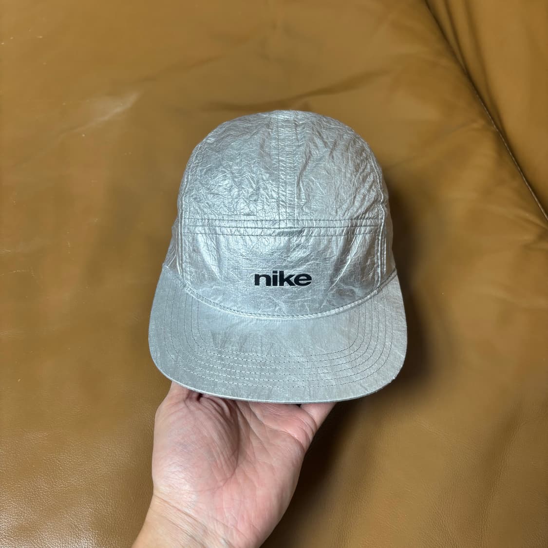 Nike 나이키 마스랜딩 헤리티지 실버 캠프캡 모자 (Silver) 상품이미지2