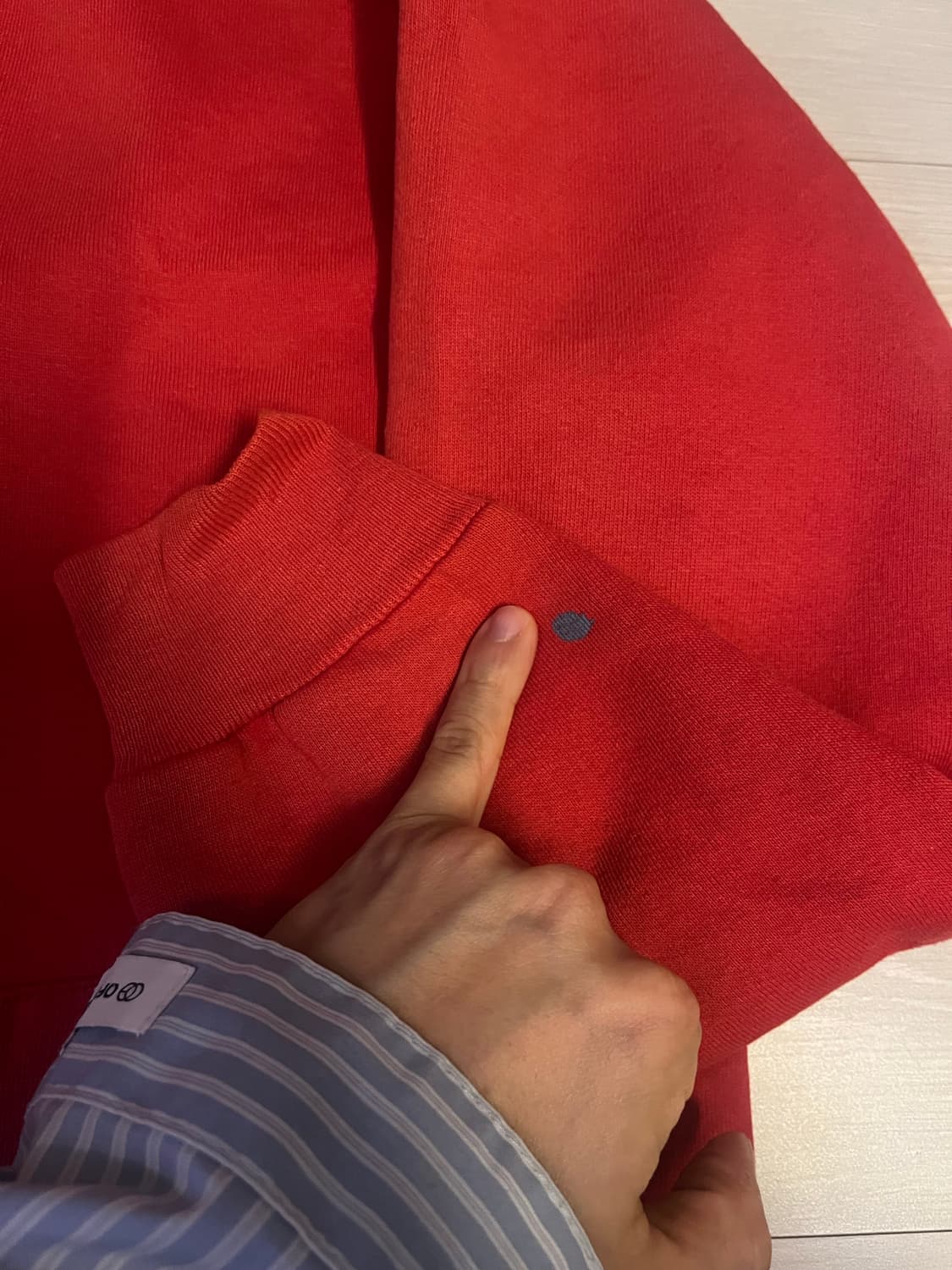 [XL] 90s usa 러셀 후드집업 레드 상품이미지5