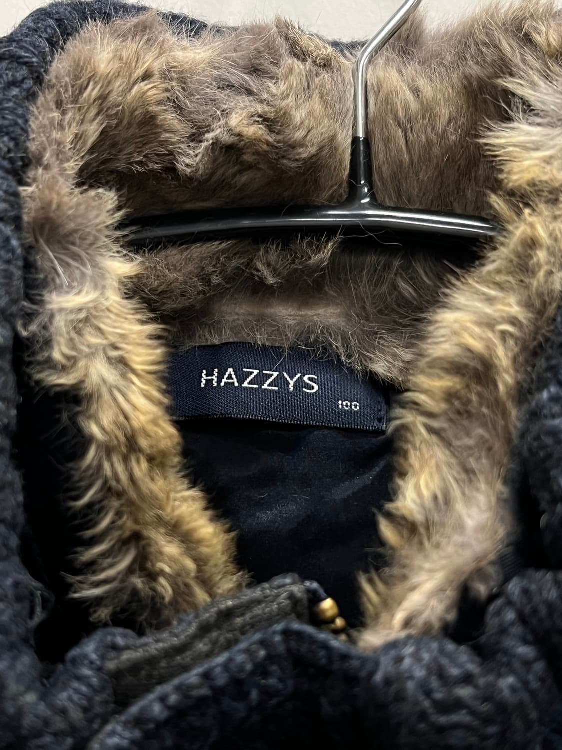 헤지스 토끼털 울 니트 자켓 네이비 상품이미지4