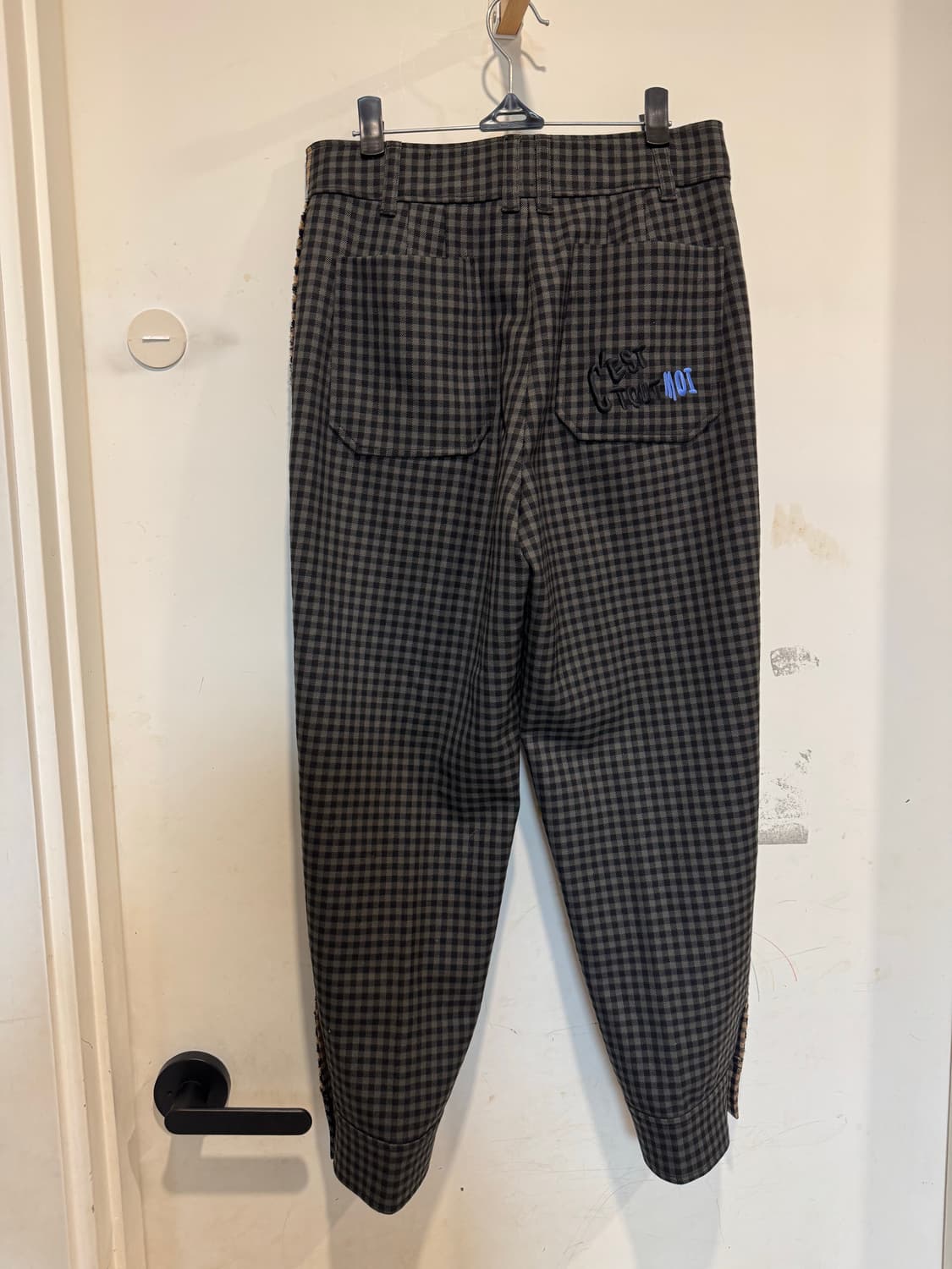 Luckychouette 럭키슈에뜨 체크 울 팬츠 상품이미지8