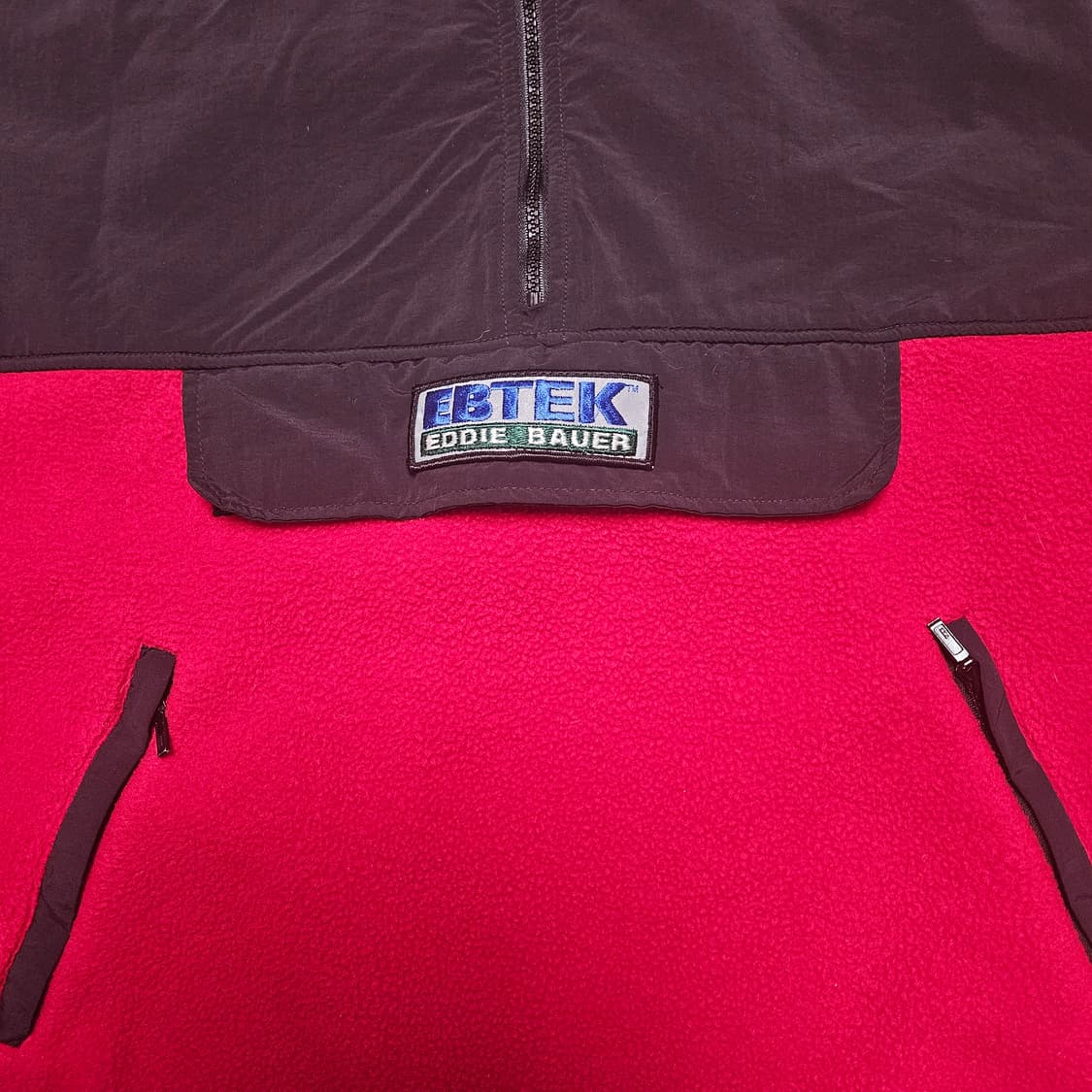 90s 에디바우어 EBTEK 플리스 풀오버 상품이미지2