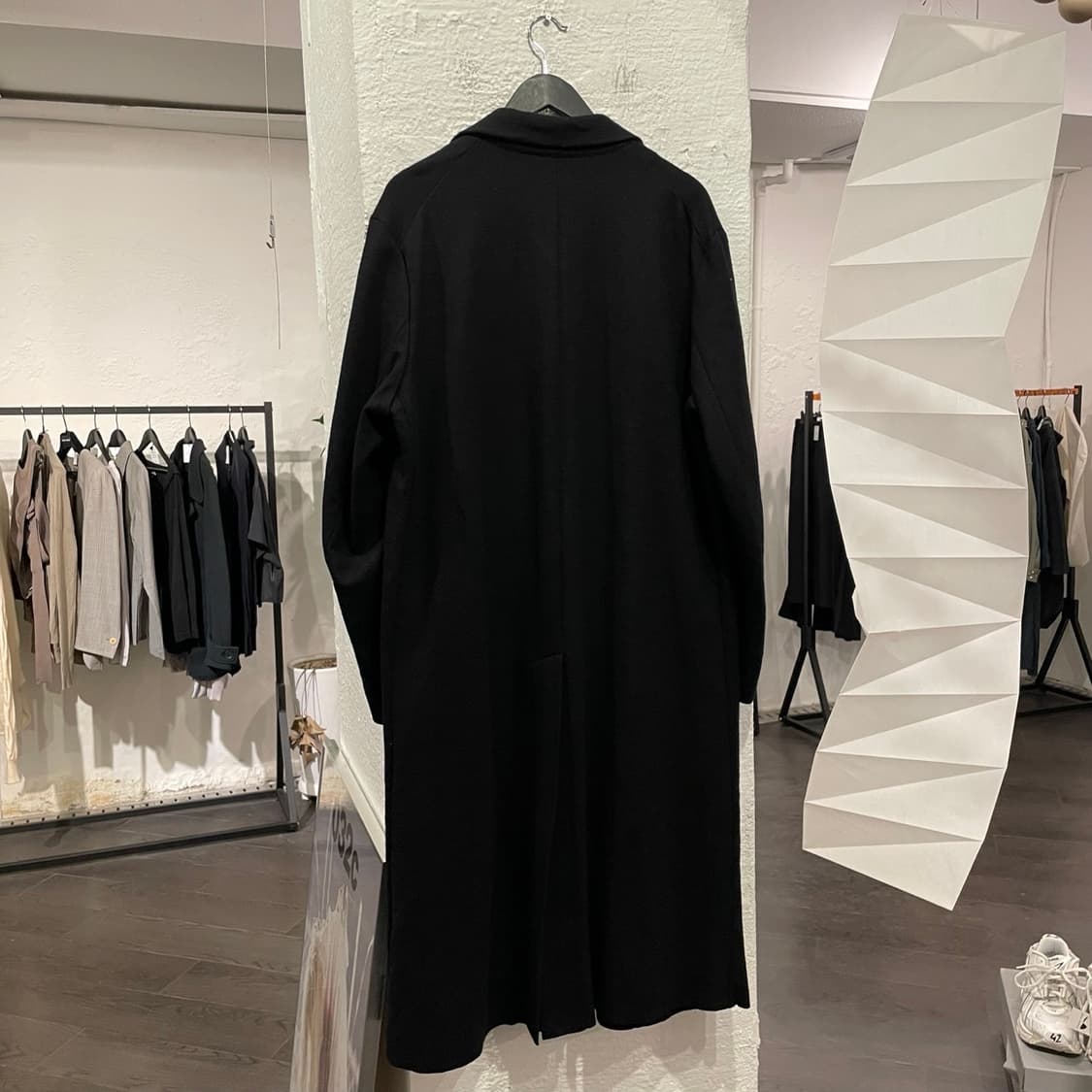 요지야마모토 오버사이즈 울 코트 상품이미지3