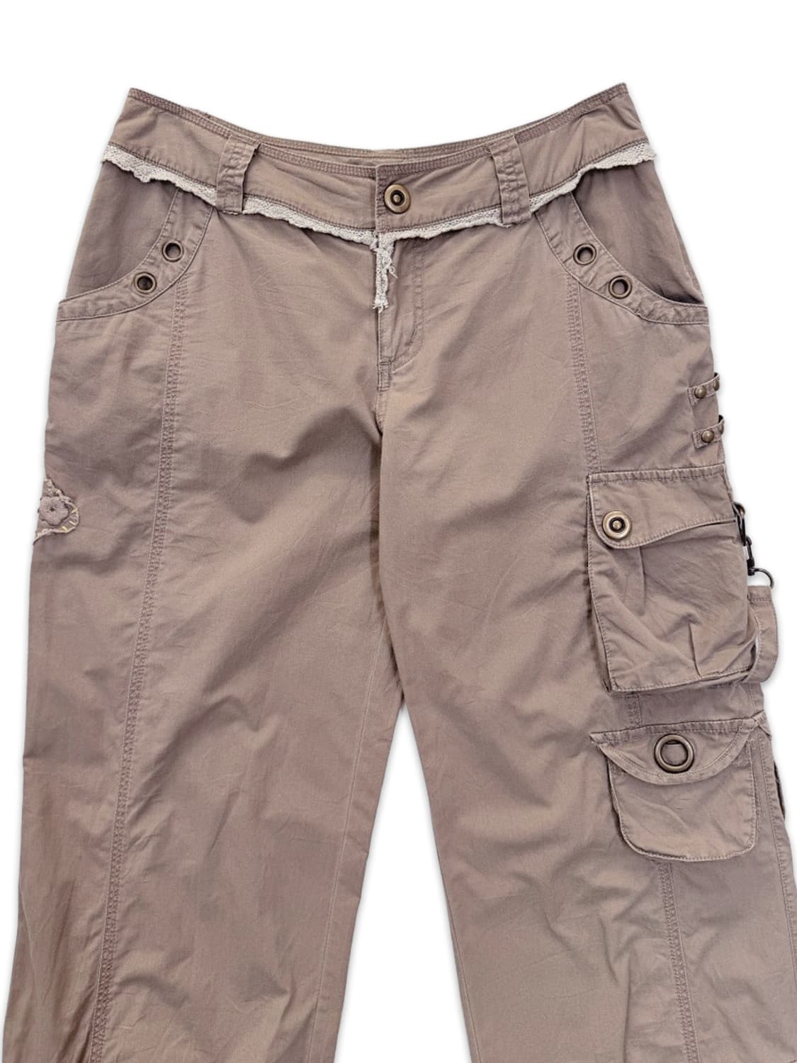 빈티지 Takuya 디테일 와이드 카고 팬츠 상품이미지3
