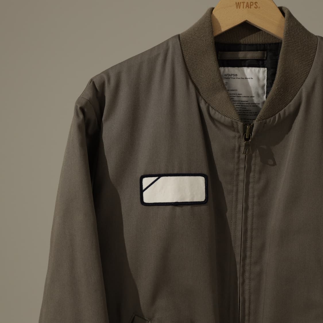 더블탭스 코튼 블루종 자켓 상품이미지4