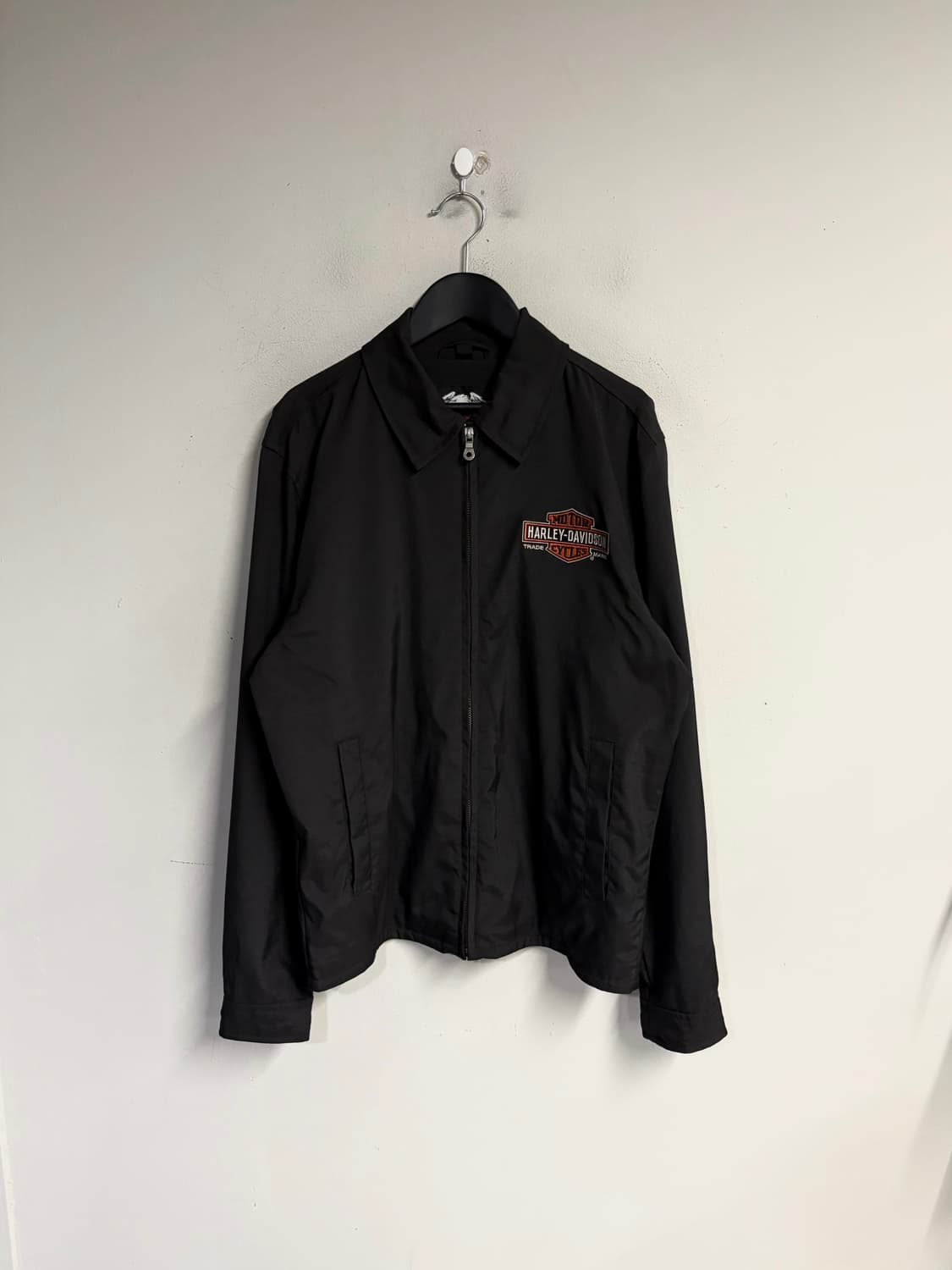HARLEY DAVIDSION nylon coach jacket blac 상품이미지6