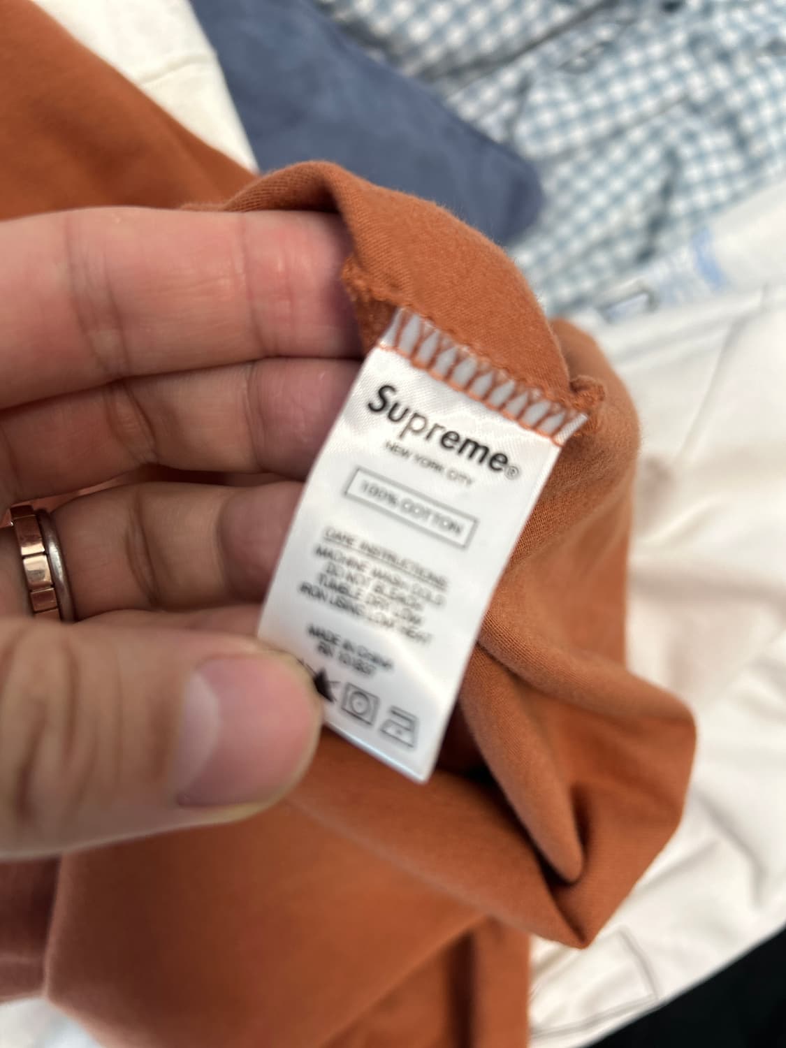 SUPREME 21시즌 뱀파이어 자수 롱슬리브 L 상품이미지6