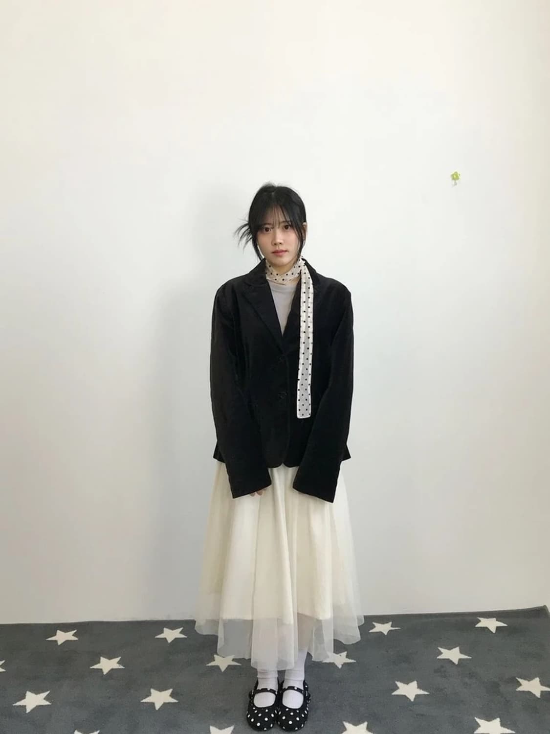 GAP Velvet Blazer Black Purple Lining 상품이미지1