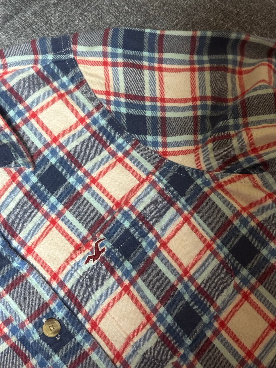 홀리스터 체크셔츠 S 상품이미지2