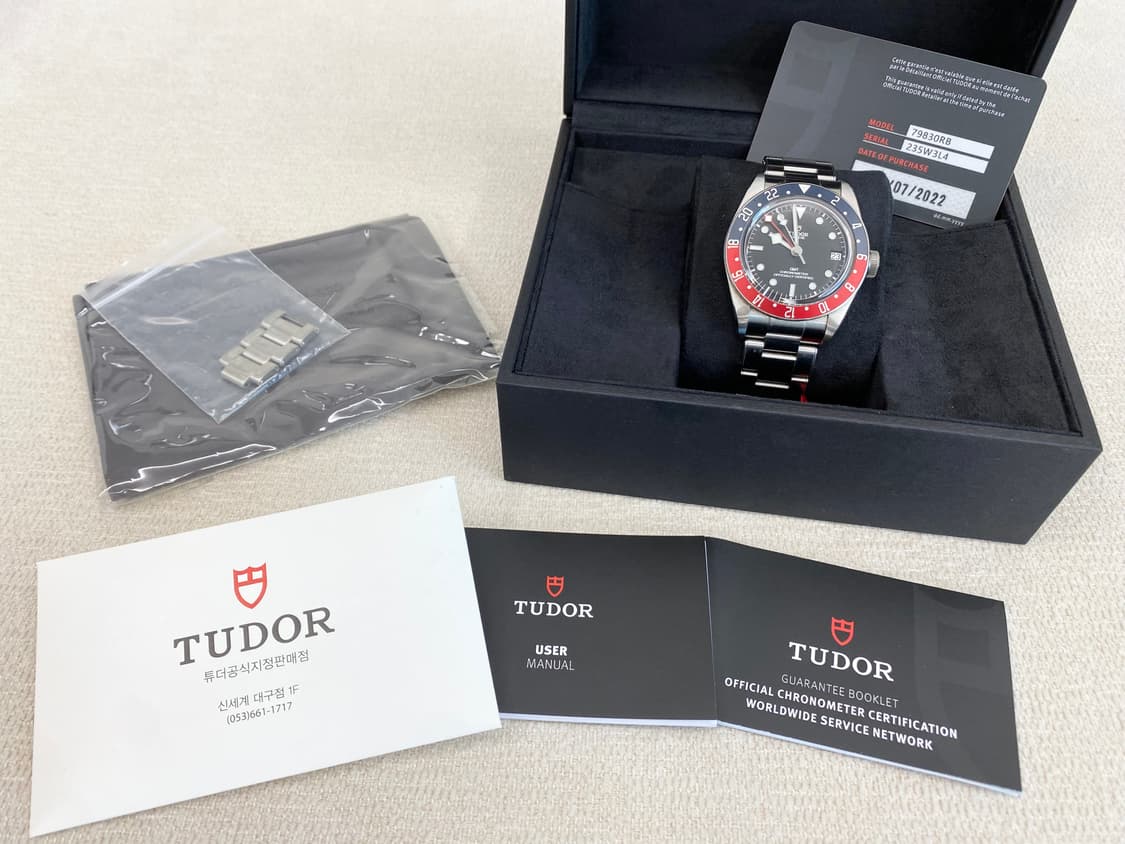 튜더 블랙베이 GMT 41MM 오토메틱 2022년 7월 상품이미지2