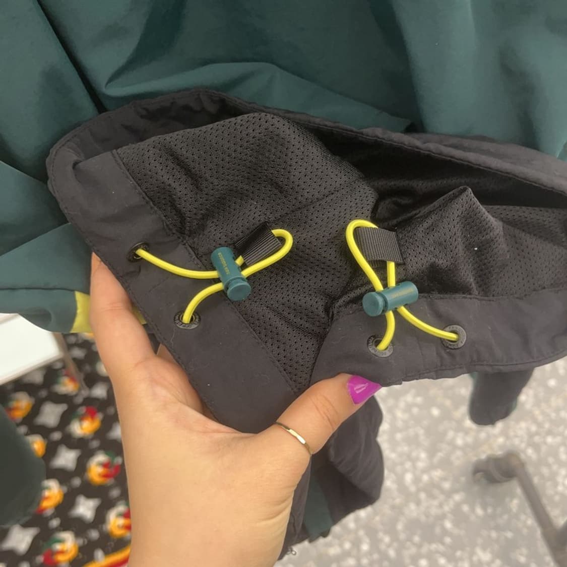 뉴발란스 올드스쿨 네온 배색 트랙클럽 바람막이 웜업 자켓 S C06528 상품이미지7