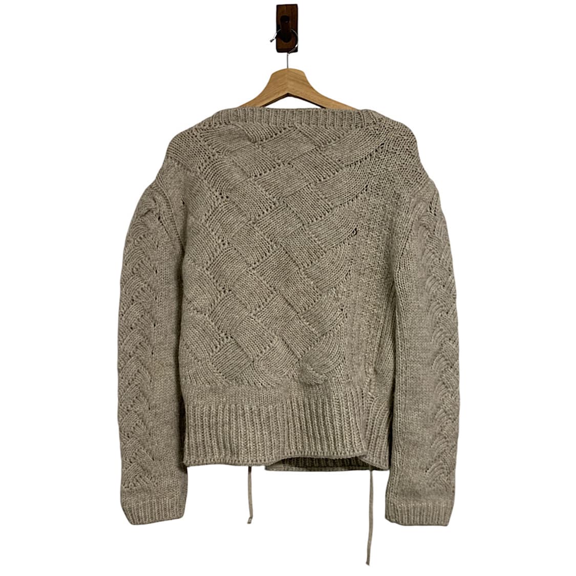 비비안웨스트우드 레드라벨 비대칭 울 알파카 가디건 S 상품이미지5