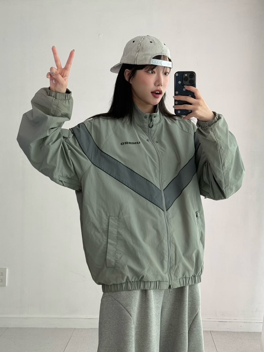 엄브로 US 카키 바람막이 상품이미지4