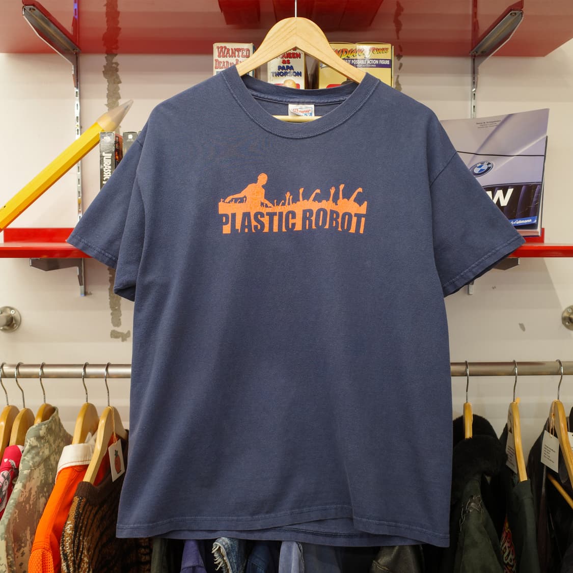 1990's "Plastic Robot" DJ T-shirt 상품이미지2