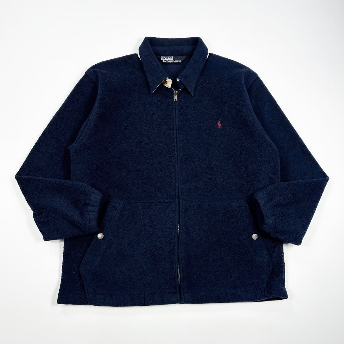 폴로 랄프로렌 올드 아카이브 플리스 블루종 자켓 M 상품이미지1