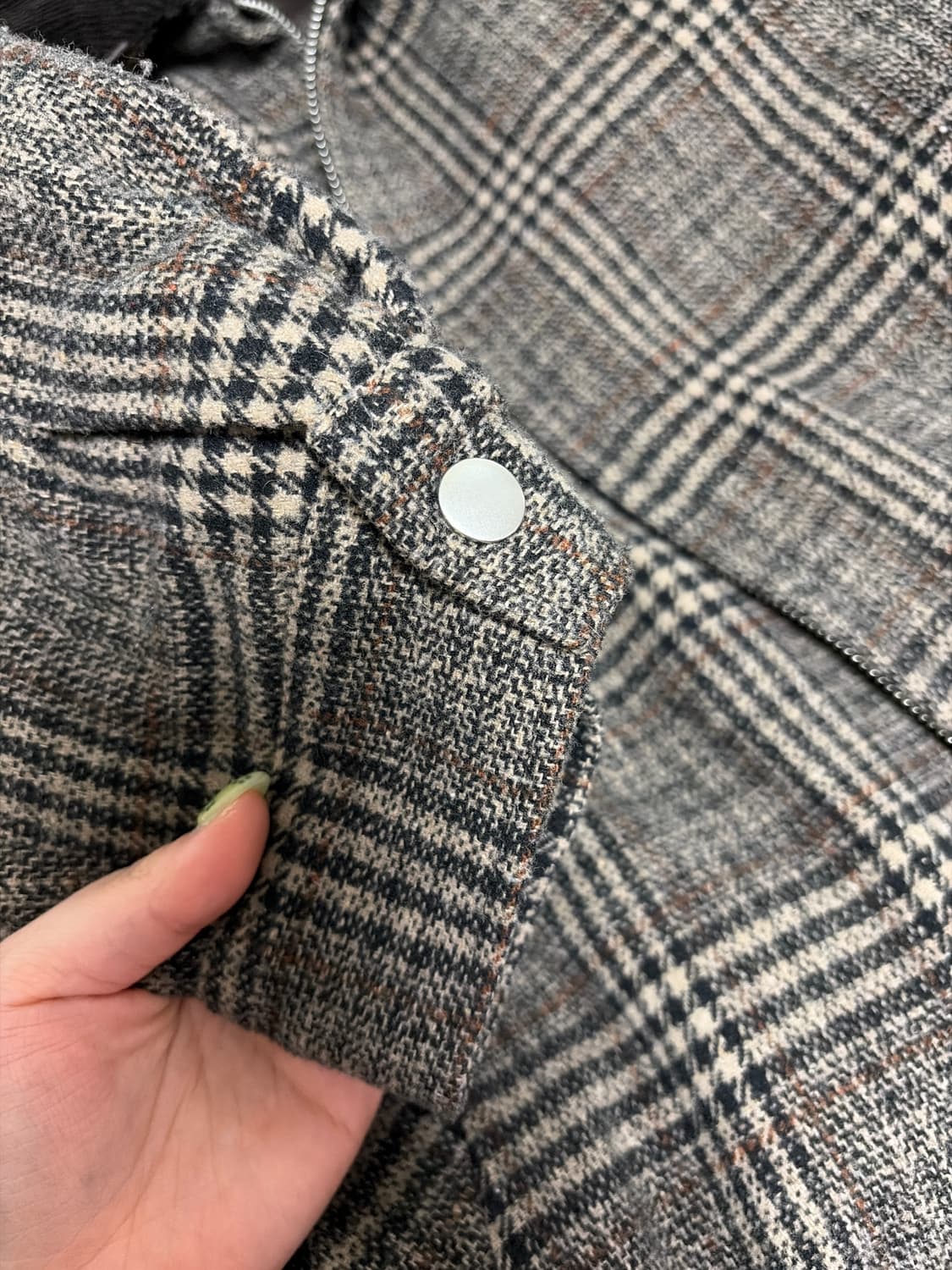 에잇세컨즈 빈티지맛 체크 자켓 상품이미지8