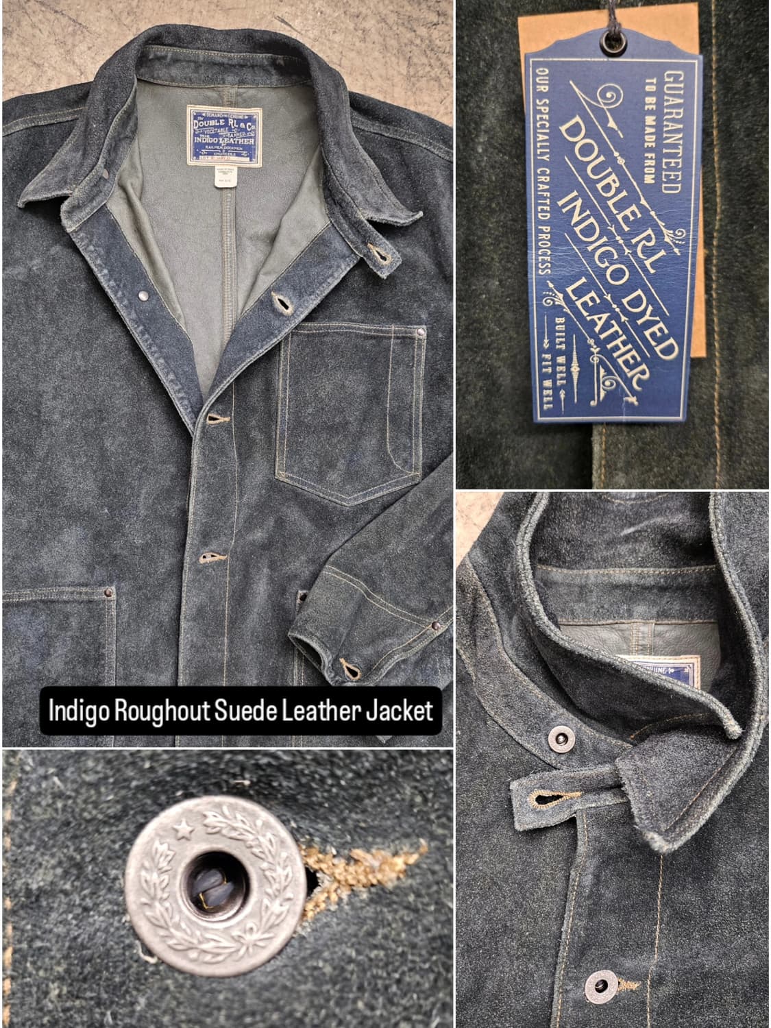 인디고 스웨이드 자켓 상품이미지2