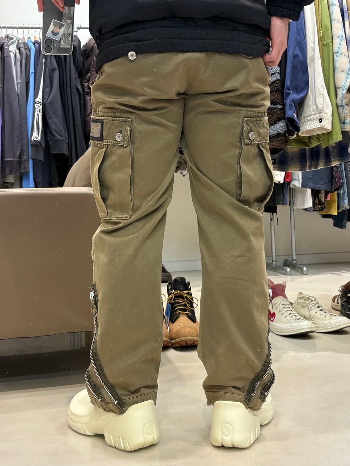 00s 돌체앤가바나 지퍼 카고 조거 팬츠 상품이미지9