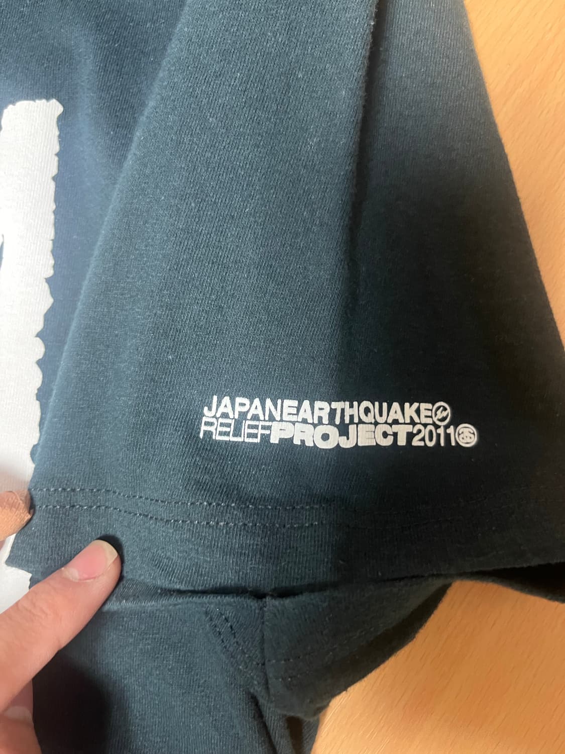 스투시 프라그먼트 콜라보 반팔 상품이미지2