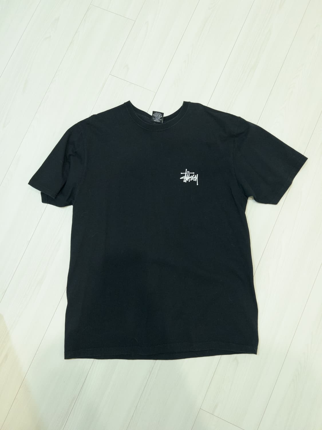 스투시 멜티드 블랙 티셔츠 블랙 L사이즈입니다 상품이미지1