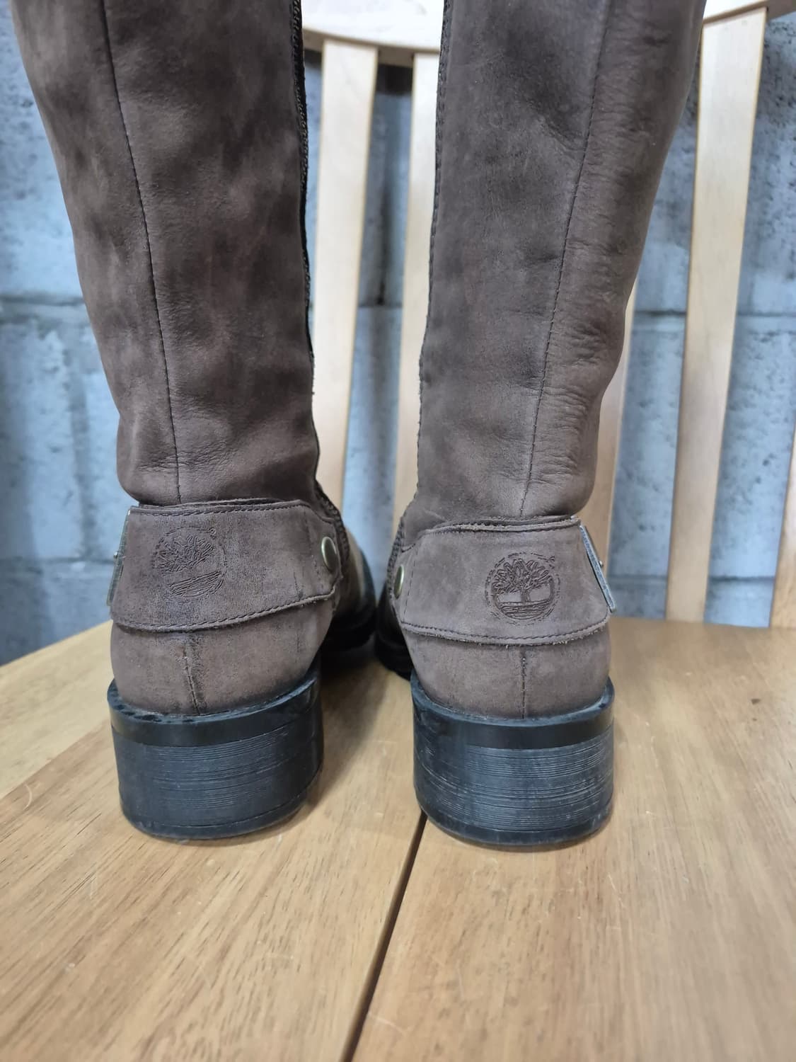 팀버랜드 가죽스웨이드 롱부츠 235 상품이미지6