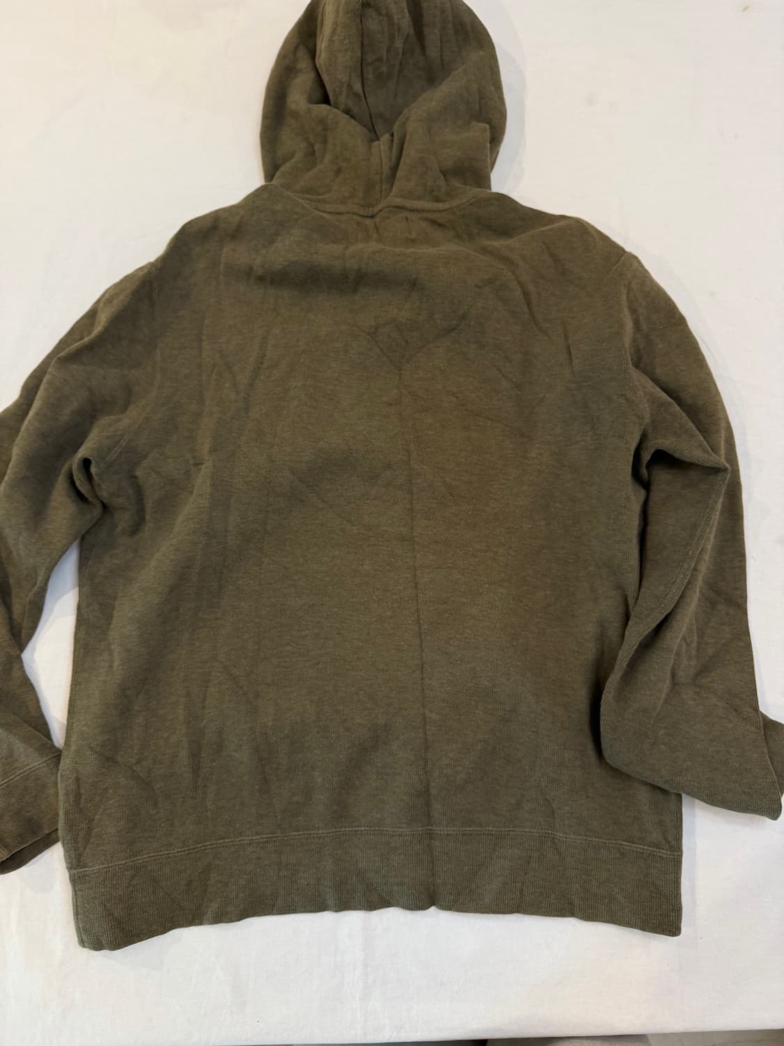 폴로 랄프로렌 와플 니트 후드티 올리브 그린 상품이미지3