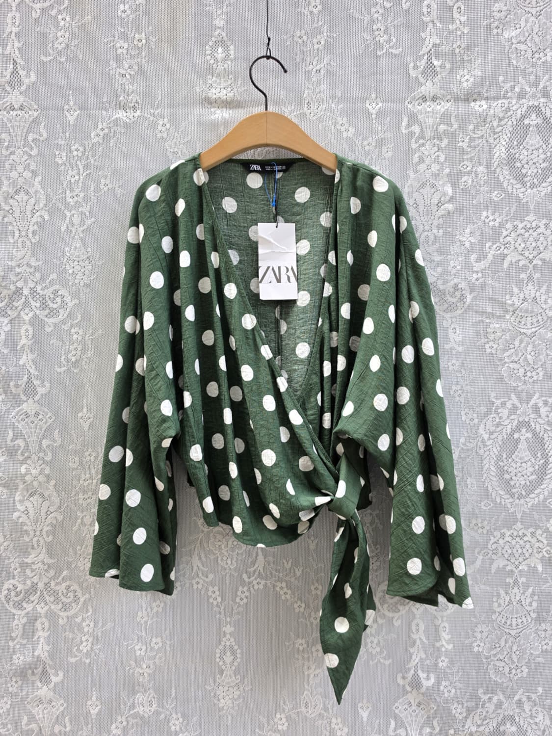 자라 도트 가디건 미사용품 상품이미지1