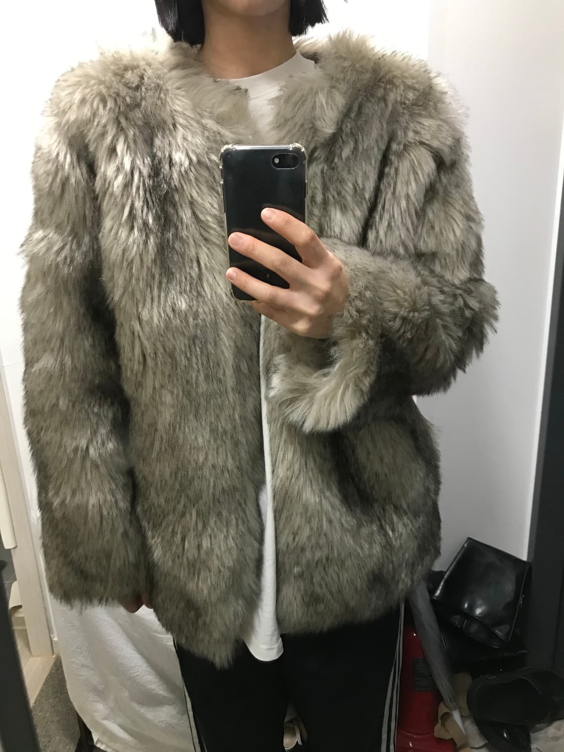 빈티지 퍼 자켓 상품이미지4