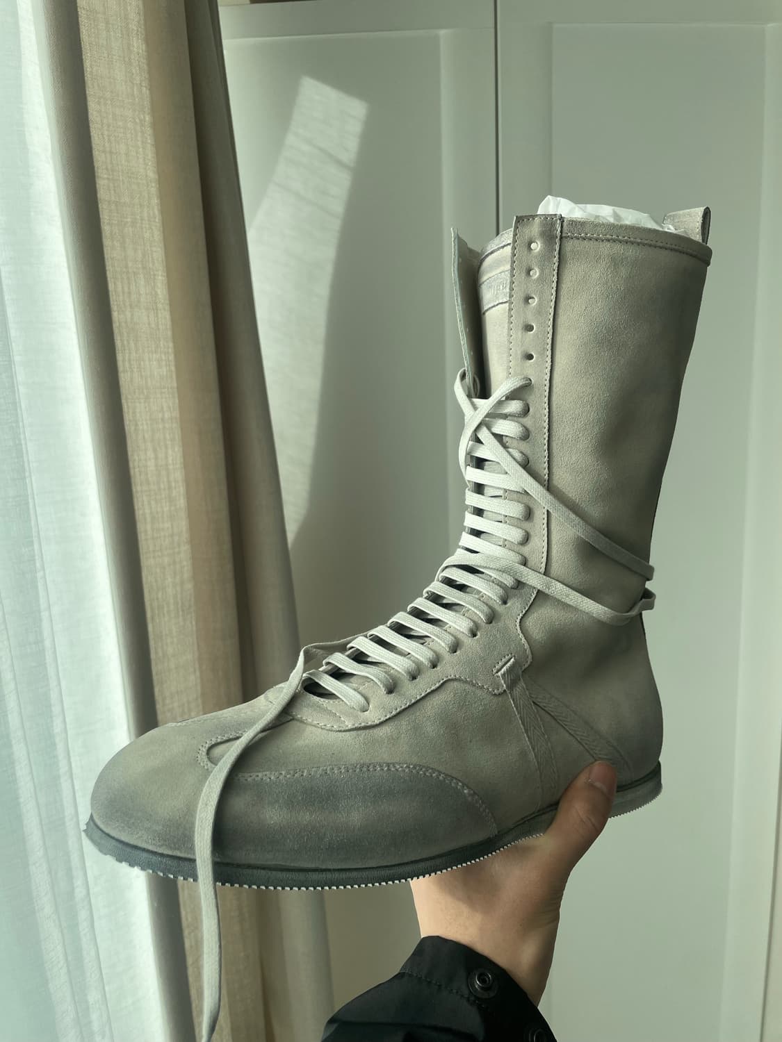 앤드뮐미스터 복싱부츠 43.5 초크색 새상품 상품이미지4