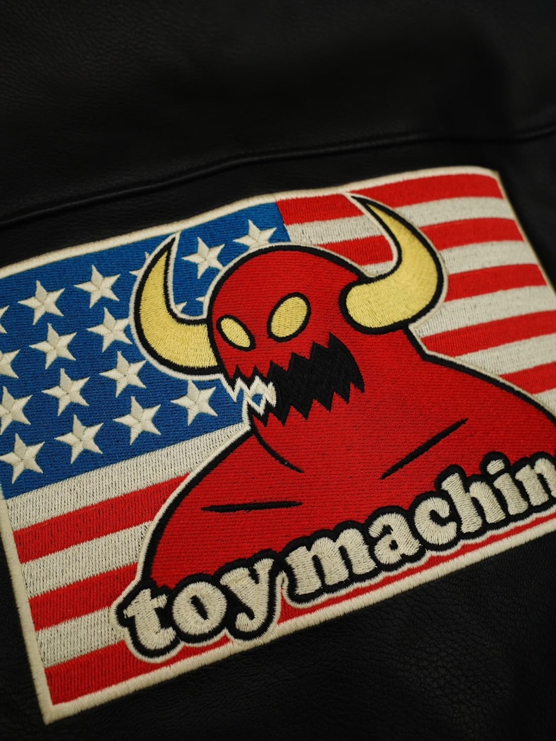 슈프림 x 토이 머신 레더 베스트 상품이미지2