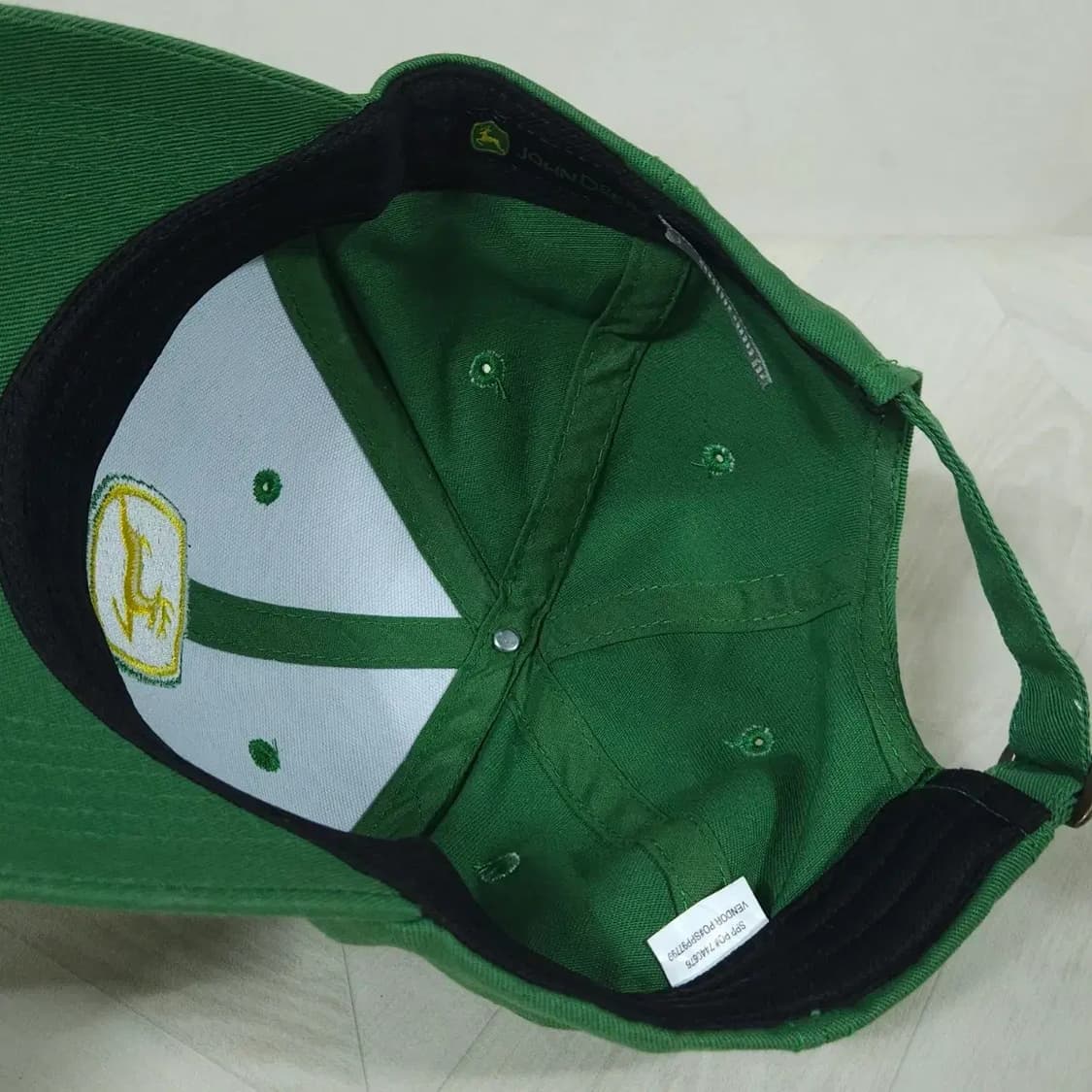 배정남 존디어 JOHN DEERE 로고 볼캡 모자 그린 상품이미지5