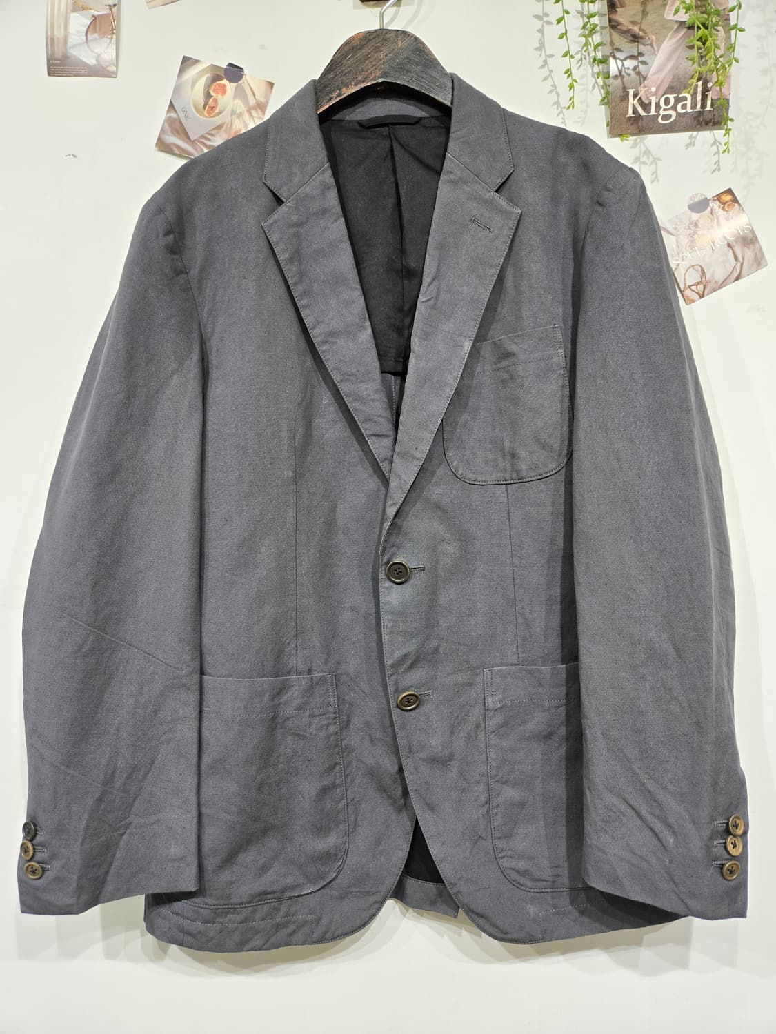 마가렛 호웰 그레이 캐주얼 블레이저 자켓 상품이미지3