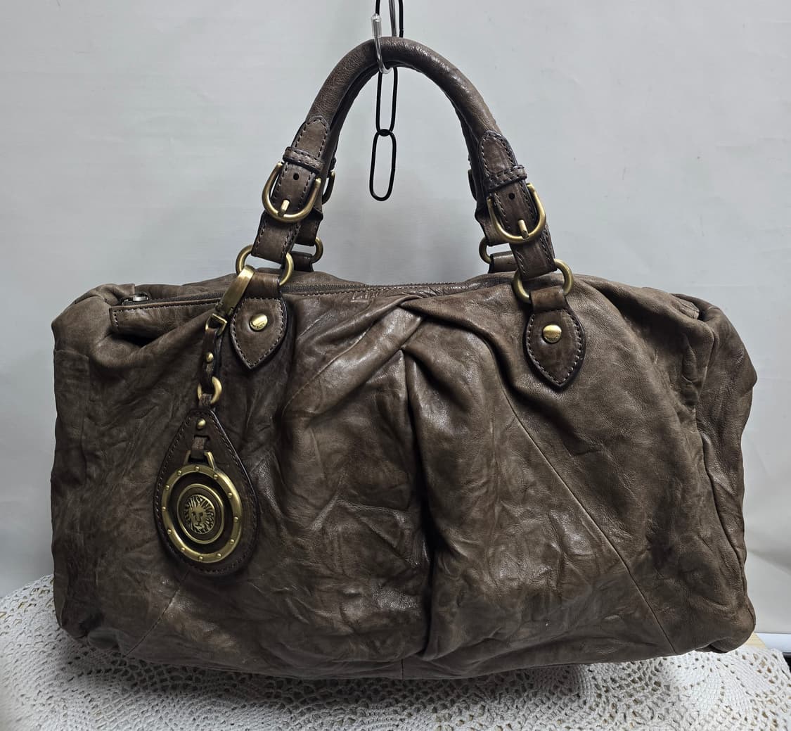 앤클라인 가죽 주름 토트백 상품이미지1