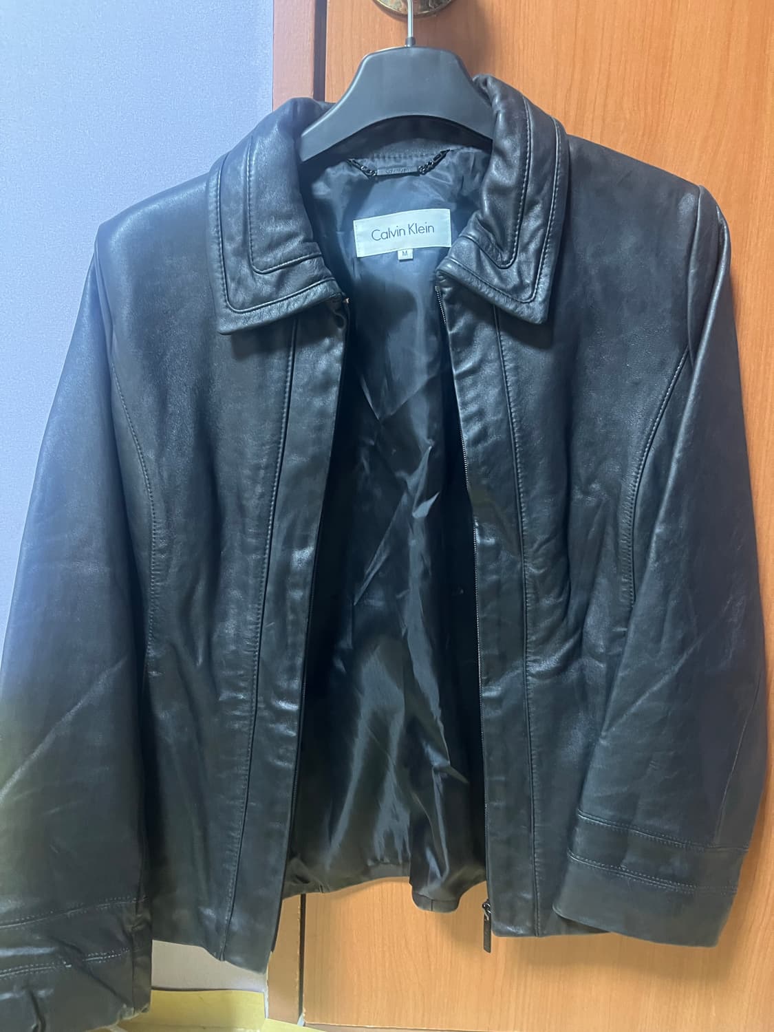 캘빈클라인 빈티지 레더자켓 M 상품이미지4