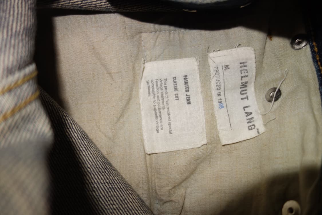 헬무트랭 1998 페인트 데님 초판 상품이미지5