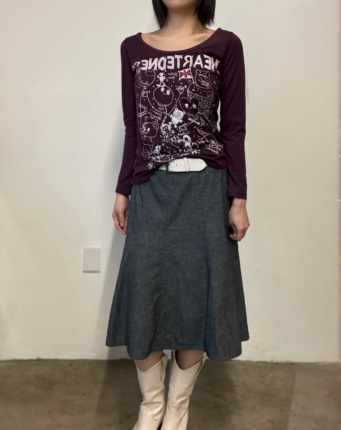 glitter print tee 상품이미지2